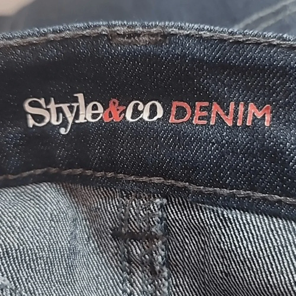 Style‎ & Co Classic Blue Denim Skirt